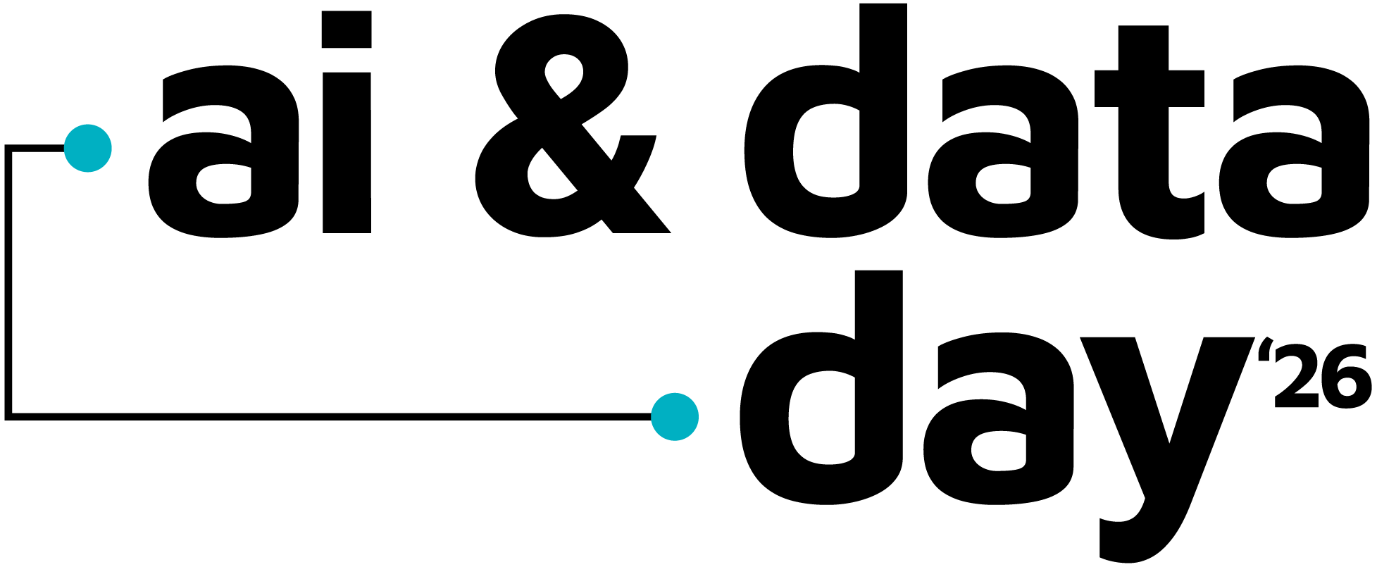 ai and data day 2026 logo RGB Sort Primær